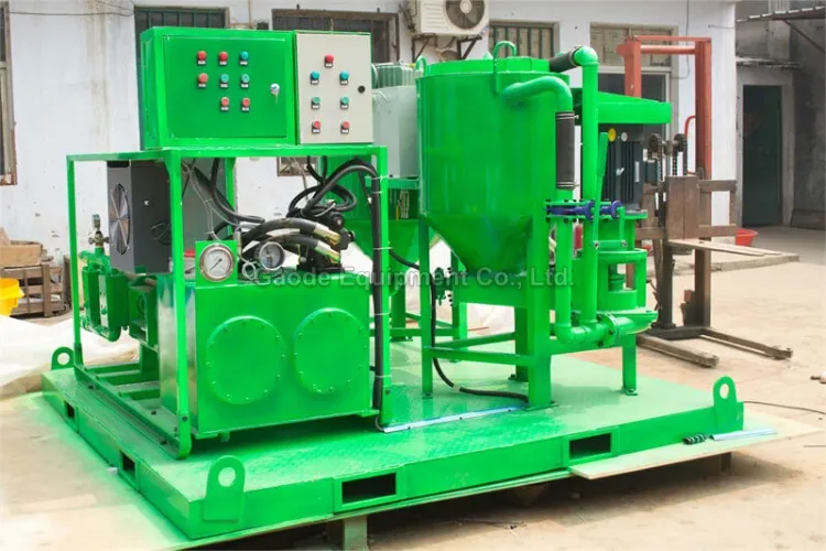 Gaodetec GGP200/300/100PI-E Continuous Electric Cement Grout Injection Pump Batching Plant for Sale